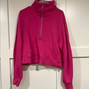lululemon athletica Pink Crew Neck Sweater
